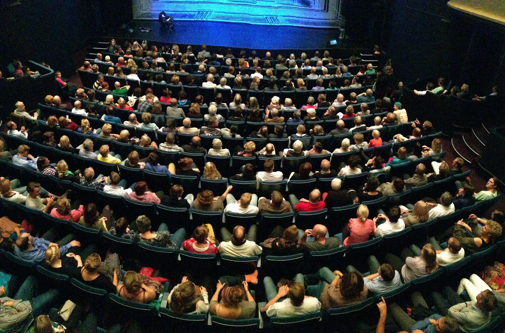 Audience waiting for an event to start